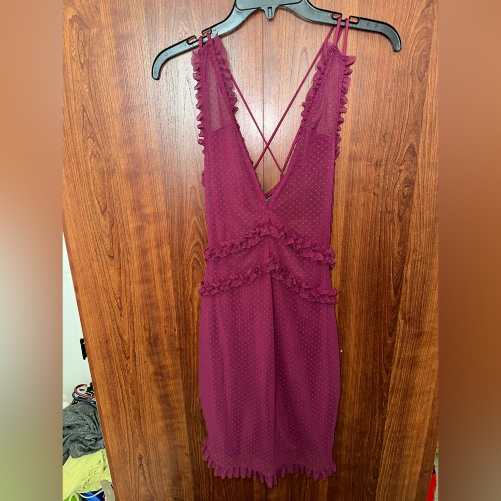 Beautiful Guess Burgundy Dress Size Small